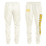 Custom Cream Gold Pants