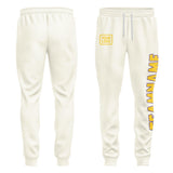 Custom Cream Gold Pants