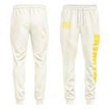 Custom Cream Light Yellow Pants