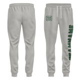 Custom Gray Green Pants