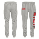 Custom Gray Red Pants