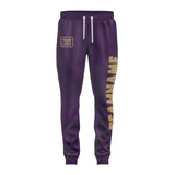 Custom Purple Light Khaki Pants