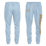 Custom Light Blue Light Khaki Pants