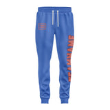 Custom Sky Blue Copper Rose Pants