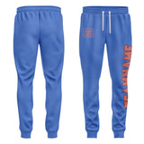 Custom Sky Blue Copper Rose Pants