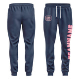 Custom Blue Light Pink Pants
