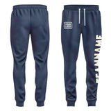 Custom Blue Cream Pants