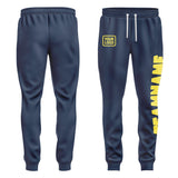 Custom Blue Light Yellow Pants