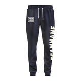 Custom Navy Cream Pants