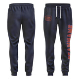 Custom Navy Coral Red Pants