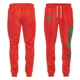 Custom Orange Red Emerald Green Pants