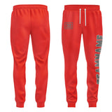 Custom Orange Red Dark Grey Pants