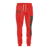 Custom Orange Red Dark Green Pants