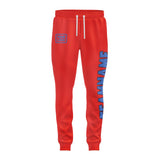 Custom Orange Red Sky Blue Pants