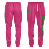 Custom Pink Emerald Green Pants
