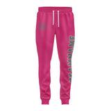 Custom Pink Dark Grey Pants