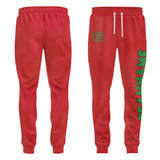 Custom Red Emerald Green Pants