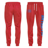 Custom Red Sky Blue Pants