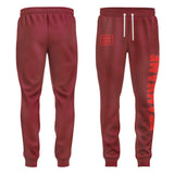 Custom Crimson Red Orange Red Pants