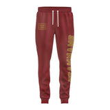 Custom Crimson Red Khaki Pants