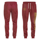 Custom Crimson Red Khaki Pants
