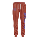 Custom Coral Red Light Purple Pants