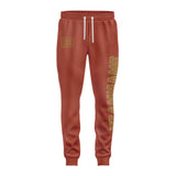 Custom Coral Red Khaki Pants