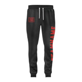 Custom Black Red Pants