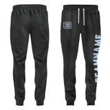 Custom Black Light Blue Pants