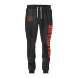 Custom Black Coral Red Pants