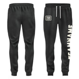 Custom Black Cream Pants