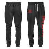 Custom Black Red Pants