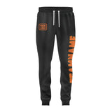 Custom Black Orange Pants