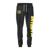 Custom Black Light Yellow Pants