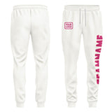 Custom White Pink Pants