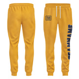 Custom Yellow Navy Pants