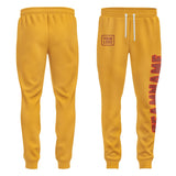 Custom Yellow Coral Red Pants