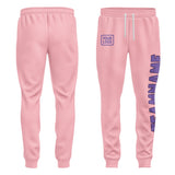 Custom Light Pink Light Purple Pants