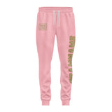 Custom Light Pink Light Khaki Pants