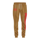 Custom Khaki Orange Red Pants