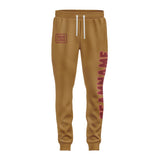 Custom Khaki Crimson Red Pants