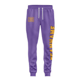 Custom Light Purple Yellow Pants