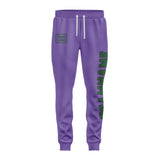 Custom Light Purple Green Pants