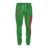 Custom Emerald Green Red Pants