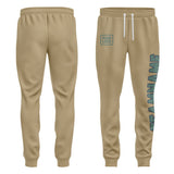 Custom Light Khaki Blue Green Pants