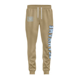 Custom Light Khaki Light Blue Pants