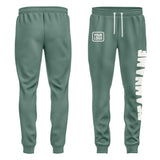 Custom Blue Green White Pants