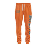 Custom Orange Dark Grey Pants