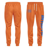 Custom Orange Sky Blue Pants