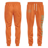 Custom Orange Light Khaki Pants